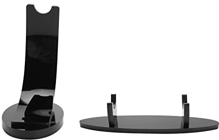 Kopinma Lot de 2 porte-stylos en acrylique - Support pour stylo à bille - Support d'exposition - Noir