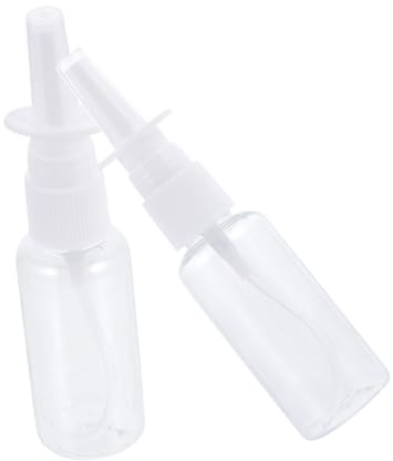minkissy 2 Stück Nasensprayflaschen aus Pet 20ml für Babys mit Tragbarem Design zur Sicheren Reinigung der Nasenhöhle und Entfernung von Nasensekret