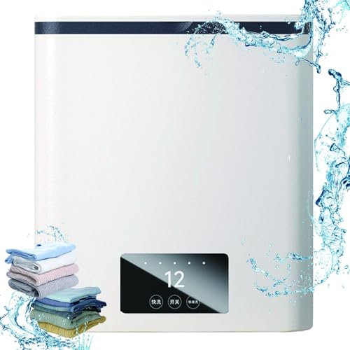Portable Washing Machine, 5L 2-In-1 Fully Underwear Dryer, 2 Cleaning Modes and Fully Automatic Drainage, One Click Operation, Anti-slip Mats, Overheating Protection, for Underwear