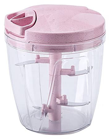 Vegetable Chopper Dicer Cutter Dicing Machine - Veggie Slicer Cutter Grater, Cheese Chopper Mini, Potato Onion Garlic Chopper with Container, Food Processor Small,Portable String V