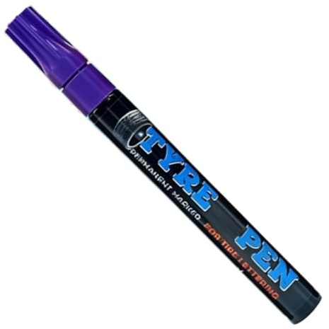 Tire Lettering Paint Pen - Quick Dry Permanent Non-Fading Tyre Marker,Metal Rocks Drawing Lettering Pen | for Vehicle Motorcycle Bikes Bicycles Metal