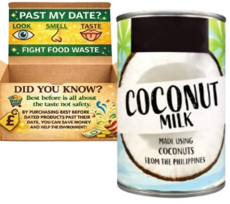Coconut Milk Case Deal 12 x 400ml Cans Creamy Coconut Milk for Cooking, Curries, Desserts & Vegan Recipes