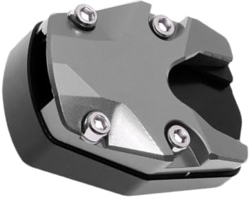 Kickstand Pad Aluminium Verlängerung Pad Unterstützung Platte Halterung Motorrad Zubehör Motorrad Fahrräder Ständer Extender Fuß Seite Stehen Seitenständer Verbreiterung