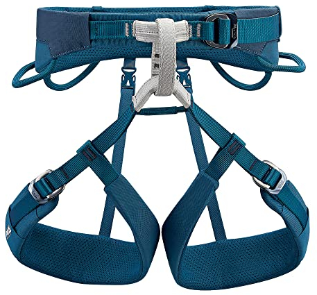 PETZL Unisex – Erwachsene Adjama Klettergurt, Blue, L, Blau