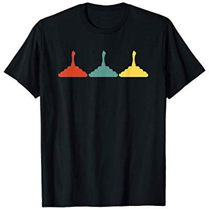 Eisstock Vintage Retro Eisstockschiessen T-Shirt