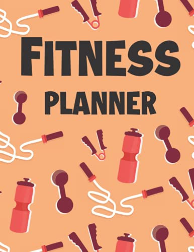 Fitness Planner: Workout Journal | Daily Food and Exercise Workbook | Activity and Meal Tracker | Monthly Planner | Log Book