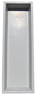 Wacredo GFK Rechteckbecken grau 360 x 120 x 35cm Kneippbecken Teichbecken