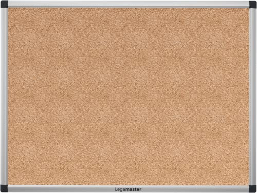 Legamaster UNITE Korktafel - 45x60cm - Pinnwand zum Aufhängen inklusive Wandhalterung - aus 100% Naturkork mit extra leichtem Aluminiumrahmen zum Anheften von Notizen