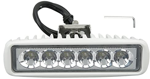 Lampe De Travail à LED Pour Bateau, 12 V à 24 V CC, Projecteurs Marins à LED étanches Pour éclairage Extérieur De Voitures, Yachts(BLANC+BLEU)