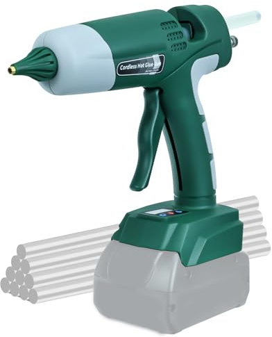 Cordless Hot Melt Glue Gun for Bosch 18-20V Li-ion Battery Repair DIY Tool Set With 10 Glue Sticks Power Tool Glue Gun(not include battery)