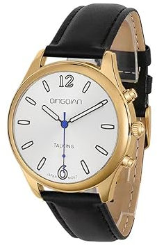 QINGQIAN Orologio parlante vocale inglese per non vedenti, ipovedenti o anziani, giapponese