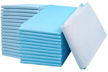 PELLYDA Tappetino monouso per incontinenza per persone con debolezza della vescica, 20 pezzi, per persone con debolezza della vescica, Bedpad per neonati, anziani, 80 x 120 cm