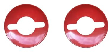 2 Set mit 276 Öllampen, reflektierende Abdeckung, Petroleumlampe, Reflektor für Strand, Rucksackreisen, Rot, 16,5 cm