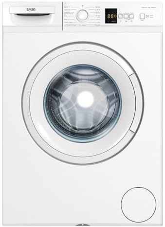 Svan Lavadora 6Kg Carga Frontal Blanco SL6001DD. 2100W, 1000rpm, 15 Programas, Función Stop&Go, Clase de Eficiencia Energética D [Clase de eficiencia energética D]