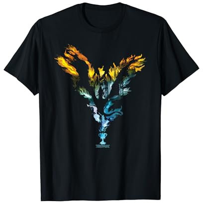 Harry Potter Goblet of Fire Dragon Color Flames T-Shirt