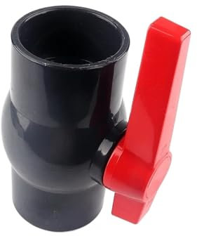 CHATROOM 1 Pcs 20-110 Mm UPVC Flache Kugel Ventil Garten Bewässerung Schlauch Anschluss Armaturen Aquarium Schalter Globus Ventil Große Größe(ID 32 mm)