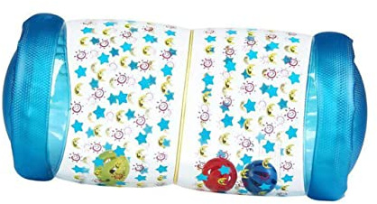 Rodillo de Gateo Inflable para Bebés Azul PVC Esquinas Redondeadas