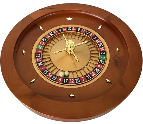 Roulette Wheel Set Durable Casino Roulette Set Roulette Game Roulette Table Party Game Prop Casual Table Games for Night Home Game Or Professional Use for Children Adults