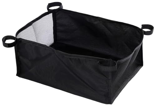 Panier de fond de poussette - Poux de stockage en filet pour poussette, panier inférieur universel de la poussette | Sac de rangement portable, organisateur de Oxford pour les accessoires de