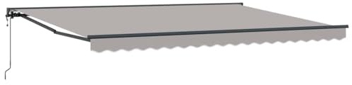 vidaXL Struttura della tenda Grigio Chiaro 450 × 300 cm