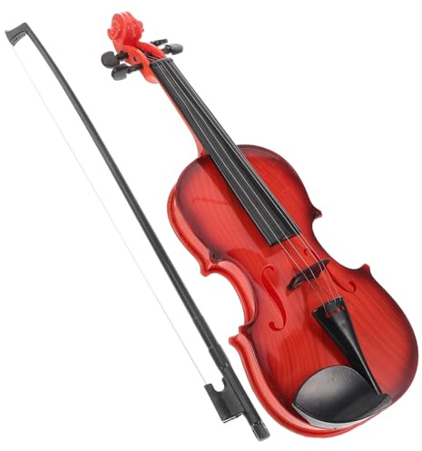 Toddmomy Violon pour Garçon Fille avec Cordes Réglables Instrument de Musique Portable pour Éveil Musical et Apprentissage Éducatif sans Pile pour Débutants