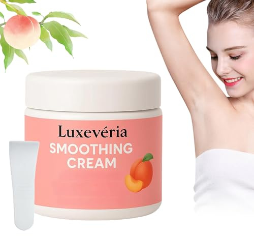 Luxevéria Gesichtshaarentfernungscreme, Glättungscreme, Enthaarungscreme Mit Pfirsichduft, Pflege Für Glatte Haut Für Frauen Und Männer (1 Stück)