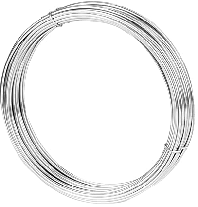 TooTaci Edelstahldraht,1,5 mm Modellierdraht biegbares Handwerk Silber Edelstahldraht, Silber Basteldraht für DIY Kunstherstellung,Drahtskulpturen,Modellieren von Schmuckteilen…