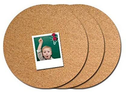VALICLUD Cork Board Auto- Adhésif 30 Cm Bulletin de Liège Carreaux de Liège Carreaux de Bouche Épais Messages à Broche de Cadre pour Mur/École/Maison/Classe/Cuisine Et Bureau
