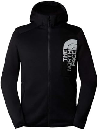 The North Face Merak Hoodie Giacca di pile da uomo Tnf Black/Tnf White/Npf XXL
