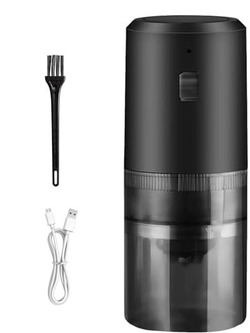 Macinacaffè robusto, leggero, ricaricabile, per viaggi, campeggio, guida, casa, ufficio