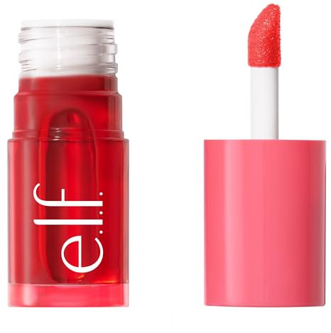 e.l.f. Sheer For It Blush Tint, Multi-Use, Long-Lasting Lip & Cheek Make-up, Creates a Natural Flush Finish, Vegan & Cruelty-Free, Pink Positive