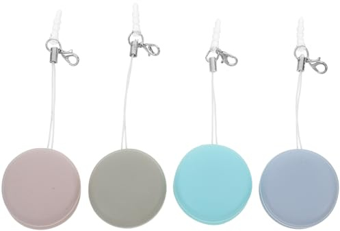 DIYEAH Bildschirmreiniger für Kameraobjektive und Tv Bildschirme Macaron 4 Stück-Pack mit Multifunktionalem Design 4stücke Reinigungstücher aus Flanell und Silikon Kratzfreie Reinigung