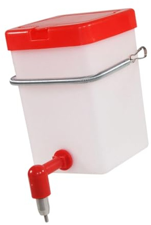F Fityle Bebedero para Animales pequeños, dispensador de Agua para pájaros, Botella de Agua para Ratones, hámsteres, Hurones, Chinchillas y cobayas, 600ml