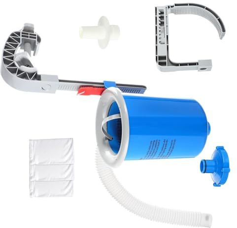 ANMITI Skimmer de piscina montado en la pared para montaje en pared automático para separador de superficie montado en el suelo al aire libre