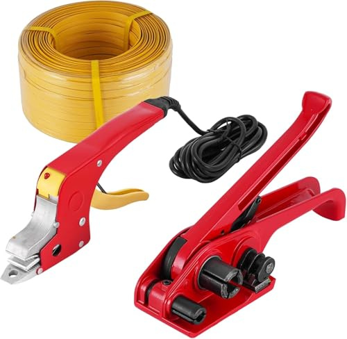 Outil de cerclage électrique, outil de cerclage par soudage et chauffage électrique, tendeur de feuillard d'emballage 10-16 mm, machine de cerclage thermofusible