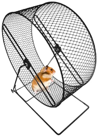 Litet hamsterhjul, tyst hamsterhjul | Tyst racinghjul för små djur | Racinghjul för, roliga leksaker för hamstrar, mus, gerbils