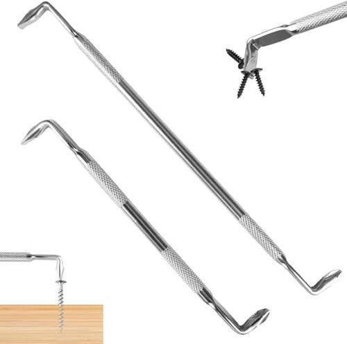 2 stycken vinkelskruvmejslar, 135 mm/185 mm offset skruvdragare, 90 grader Z-typ slits, vinkelskruvmejsel, dubbelhuvud, offset magnetisk skruvmejsel, för arbete i trånga utrymmen