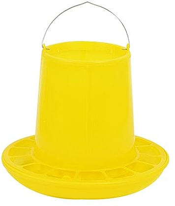 carotoe Contenedor colgante de alimentos para aves de corral, kits de riego para patos, codornices, palomas, suministros de alimentación de pollos, contenedores colgantes para aves de corral
