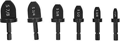 Xiuganpo Juego de 6 Expansores de Tubos, Broca de Estampación de Tubos con Hexagonal para Aire Acondicionado, Accesorios de Escariador de de Cobre, Kit de Herramientas Expansores de de Acero de 5 20