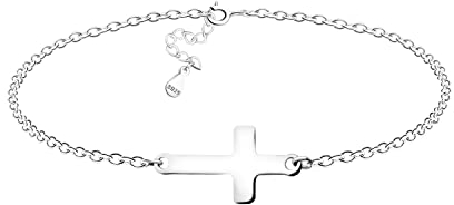 Sofia Milani - Damen Armband 925 Silber - Kreuz Anhänger - 30078