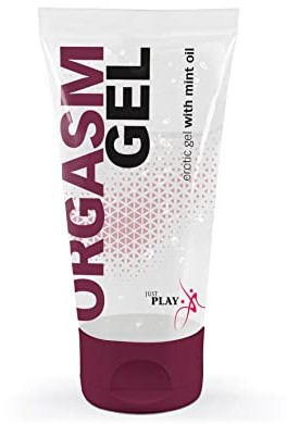 Just Play Erotik-Gel Orgasm - intensives Massage-Gel für Frauen und Männer, mit Minz-Öl, für den Intim-Bereich, ohne Klebe-Effekt, vegan, 50 ml