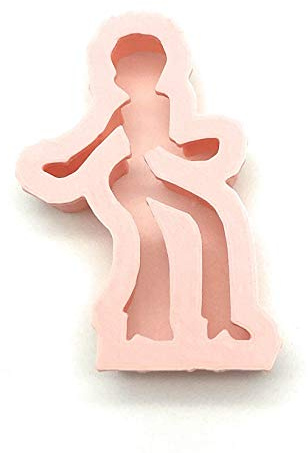 Disco Dancer Cookie Cutter 01 Fondant Cake Decorating (4 inches)