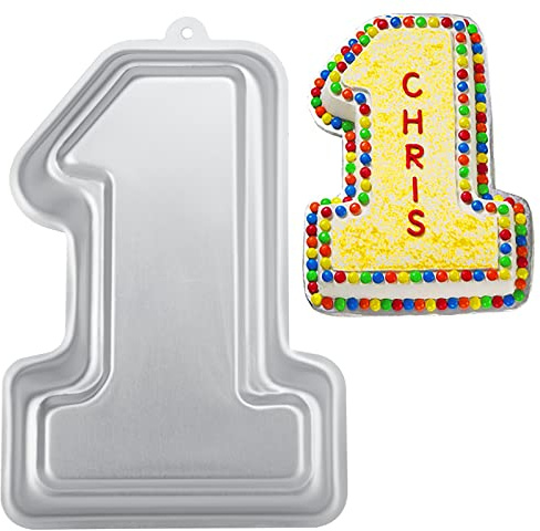 Cayanmydery Nummer 1 Geformte Kuchenform, NR.1 Kuchenform zum ersten Geburtstag, 1 Jahr alte Kuchenform, Nummer Eins Form