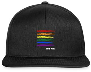 Spreadshirt Love Wins LGBTQ+ Outfit Liebe Gwinnt Spruch Snapback Cap