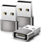 USB C Adapter, Adapter USB C auf USB (3 Stück), USB C Buchse auf USB Stecker Adapter, USB Type C Adapter Kompatibel mit iPhone 12 13 14 15 Pro Max,SE,iPad Mini 6 Air 4 5, Samsung Galaxy S23 S22