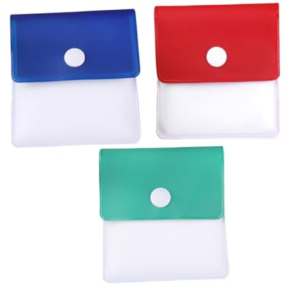 ABOOFAN 3pezzi Portacenere Portatile Sacchetto Per Ceneri Di in Plastica Robusta e Inodore Borsa Per Fumatori Da Esterno Per Bar Feste Ufficio Sacchetto Per Caramelle Contenitore Per Ogget