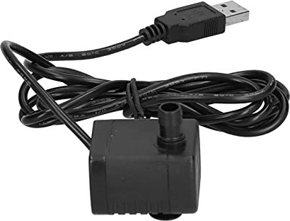 Mini Pompe à Eau Submersible, Pompe à Eau USB DC5 V 170 L/H 100 Cm, Pompe à Eau de Levage, Prise USB, Micro Pompe Submersible sans Balais, Dispositif de Circulation