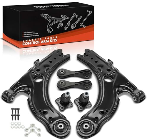 Frankberg 6x Querlenker Spurstangenkopf Vorderachse 1J0407151C | Kompatibel mit Golf IV Variant 1J5, B.o.r.a 1J2, A3 8L1, O.c.t.a.v.i.a I 1U2, Toledo II 1M2, B.o.r.a Variant 1J6, Leon 1M1