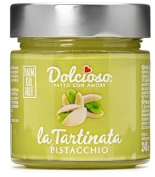DOLCIOSO – Pâte à Tartiner Gourmande à la Pistache, Texture Onctueuse et Saveur Intense (Pot 240g) - Lot de 3 - vendu par Lot