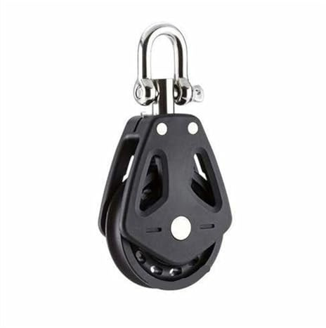 NSNYDNZ Pulley, Single Swivel Shackle Sailboat Hardware 72mm 2 5/6 Single Swivel Shackle Block BP7201F Z+S